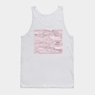 Geometric violet Tank Top